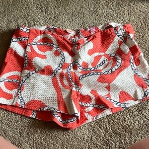 Lilly Pulitzer Anchor Shorts Size 8